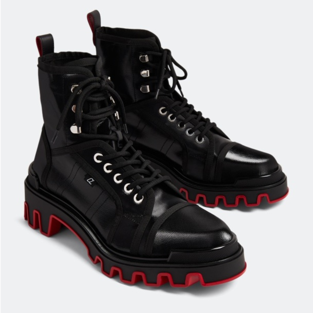Panaroot Dune Donna Red Lug Sole Boots